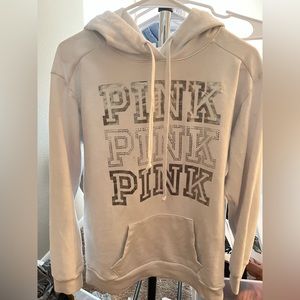 VS PINK bling hooded pullover